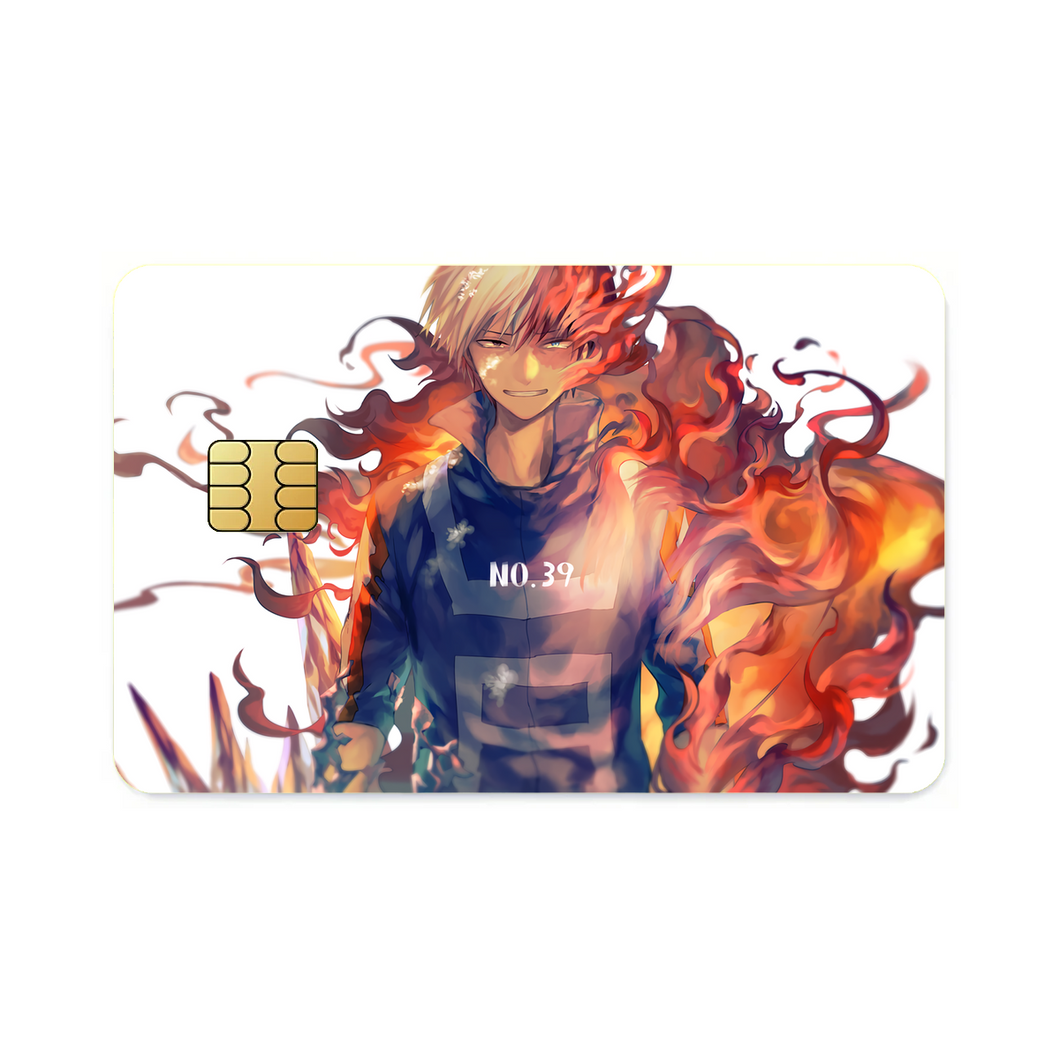 Shouto Todoroki (Boku no Hero Academia)  Credit Card Skins (4-in-1 Pack)
