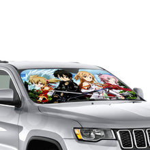 Load image into Gallery viewer, Silica,Kirito,Asuna and Lisbeth Car Sunshade
