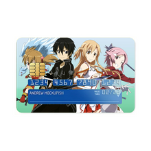 Load image into Gallery viewer, Silica,Kirito,Asuna and Lisbeth  Credit Card Skins (4-in-1 Pack)
