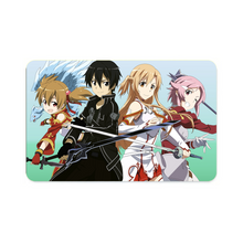 Load image into Gallery viewer, Silica,Kirito,Asuna and Lisbeth  Credit Card Skins (4-in-1 Pack)

