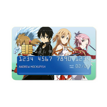 Load image into Gallery viewer, Silica,Kirito,Asuna and Lisbeth  Credit Card Skins (4-in-1 Pack)
