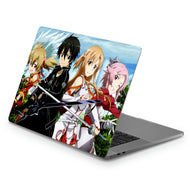 Silica,Kirito,Asuna and Lisbeth Macbook Skin