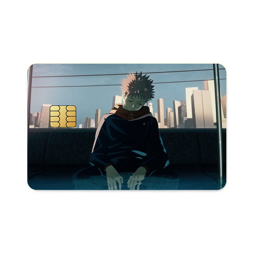 Sleepy Itadori  Credit Card Skins (4-in-1 Pack)