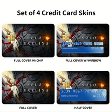 Load image into Gallery viewer, Solo Leveling Anime Credit Card Skins (4-in-1 Pack)
