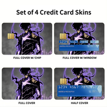 Load image into Gallery viewer, Solo Leveling  Credit Card Skins (4-in-1 Pack)
