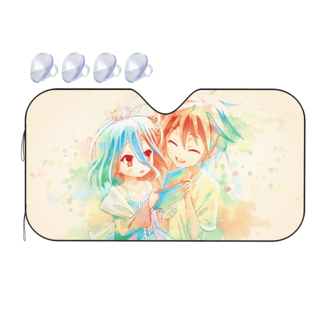 Sora and Shiro  Car Sunshade