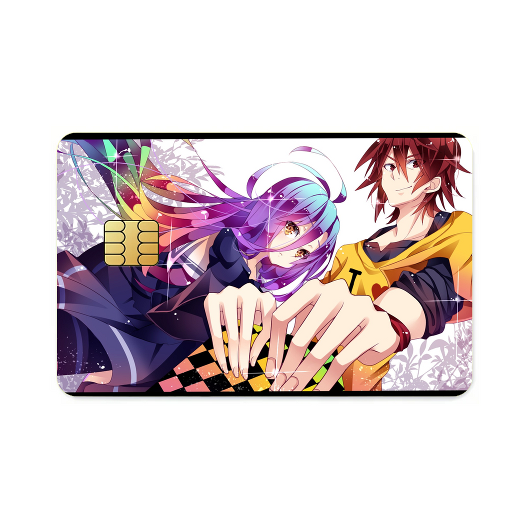 Sora and Shiro Credit Card Skins (4-in-1 Pack)