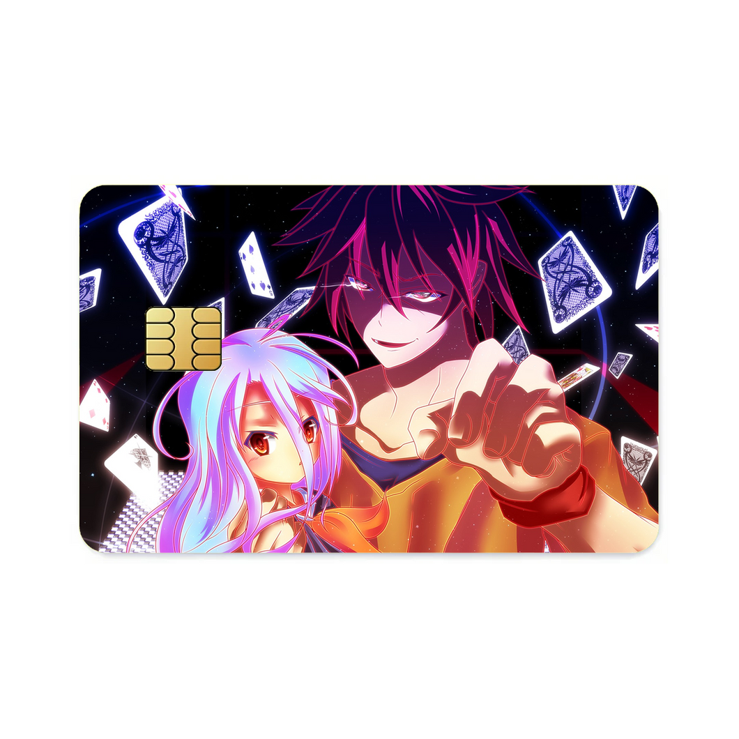 Sora and Shiro Credit Card Skins (4-in-1 Pack)