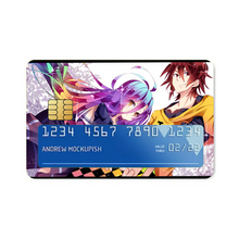 Load image into Gallery viewer, Sora and Shiro Credit Card Skins (4-in-1 Pack)
