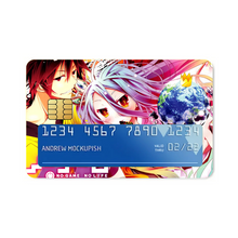 Load image into Gallery viewer, Sora and Shiro (No Game No Life)  Credit Card Skins (4-in-1 Pack)
