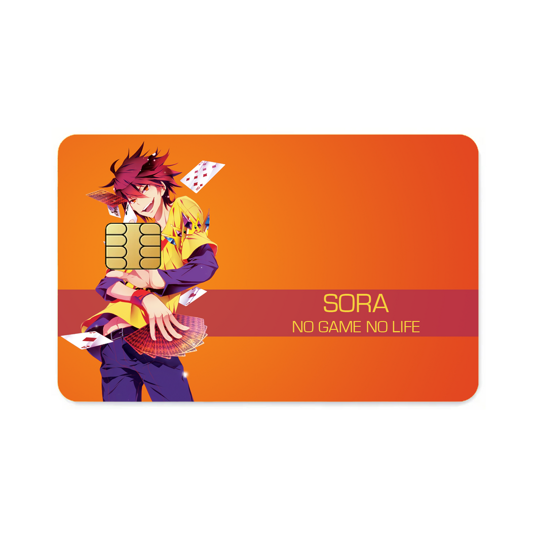 Sora (No Game No Life)  Credit Card Skins (4-in-1 Pack)