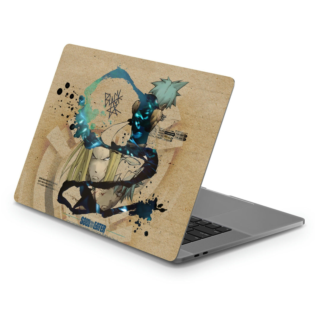 Soul Eater - Black?Star  Macbook Skin