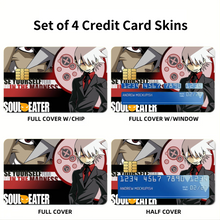 Load image into Gallery viewer, Soul Eater  Credit Card Skins (4-in-1 Pack)
