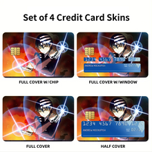 Load image into Gallery viewer, Soul Eater Death The Kid  Credit Card Skins (4-in-1 Pack)
