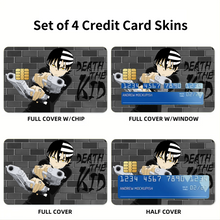Load image into Gallery viewer, Soul Eater Death The Kid  Credit Card Skins (4-in-1 Pack)
