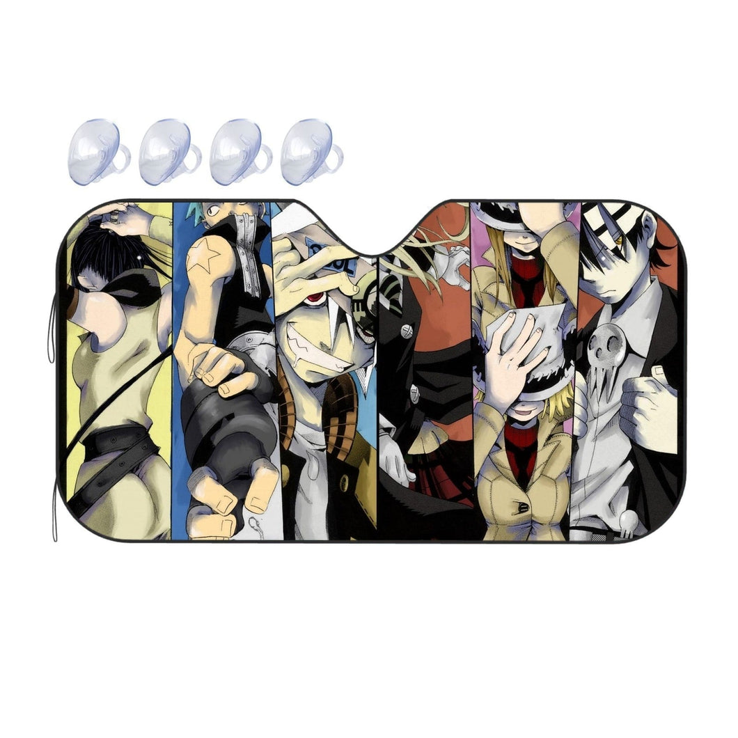 Soul Eater Death The Kid, Maka Albarn  Car Sunshade