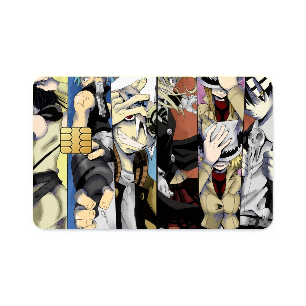 Soul Eater Death The Kid, Maka Albarn  Credit Card Skins (4-in-1 Pack)