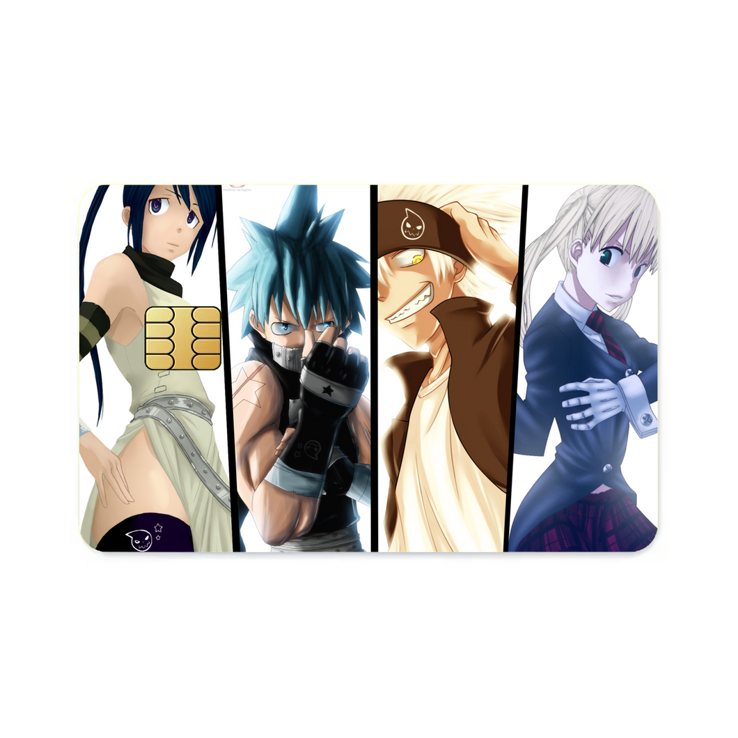Soul Eater Maka Albarn, Tsubaki Nakatsukasa  Credit Card Skins (4-in-1 Pack)