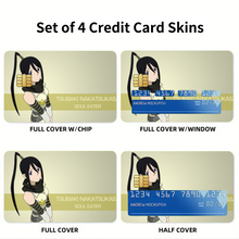 Load image into Gallery viewer, Soul Eater Tsubaki Nakatsukasa  Credit Card Skins (4-in-1 Pack)
