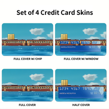 Load image into Gallery viewer, Spirited Away Train  Credit Card Skins (4-in-1 Pack)
