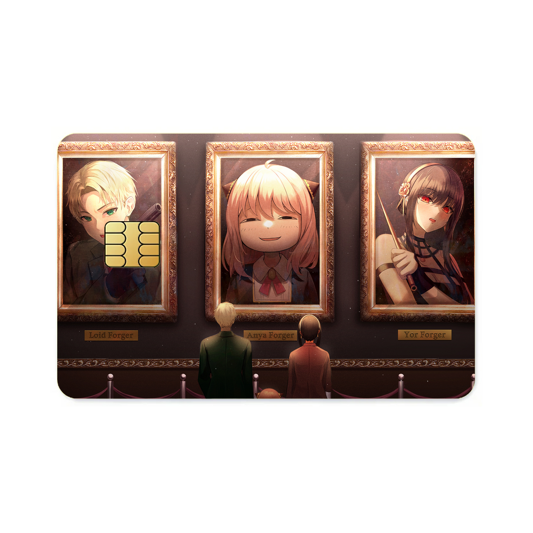 Spy x Family Anya Forger, Loid Forger, Yor Forger  Credit Card Skins (4-in-1 Pack)
