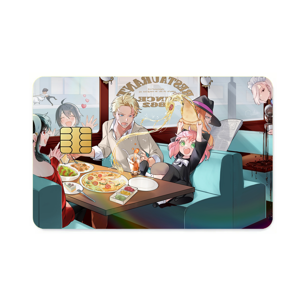 Spy x Family Anya Forger, Loid Forger, Yor Forger  Credit Card Skins (4-in-1 Pack)