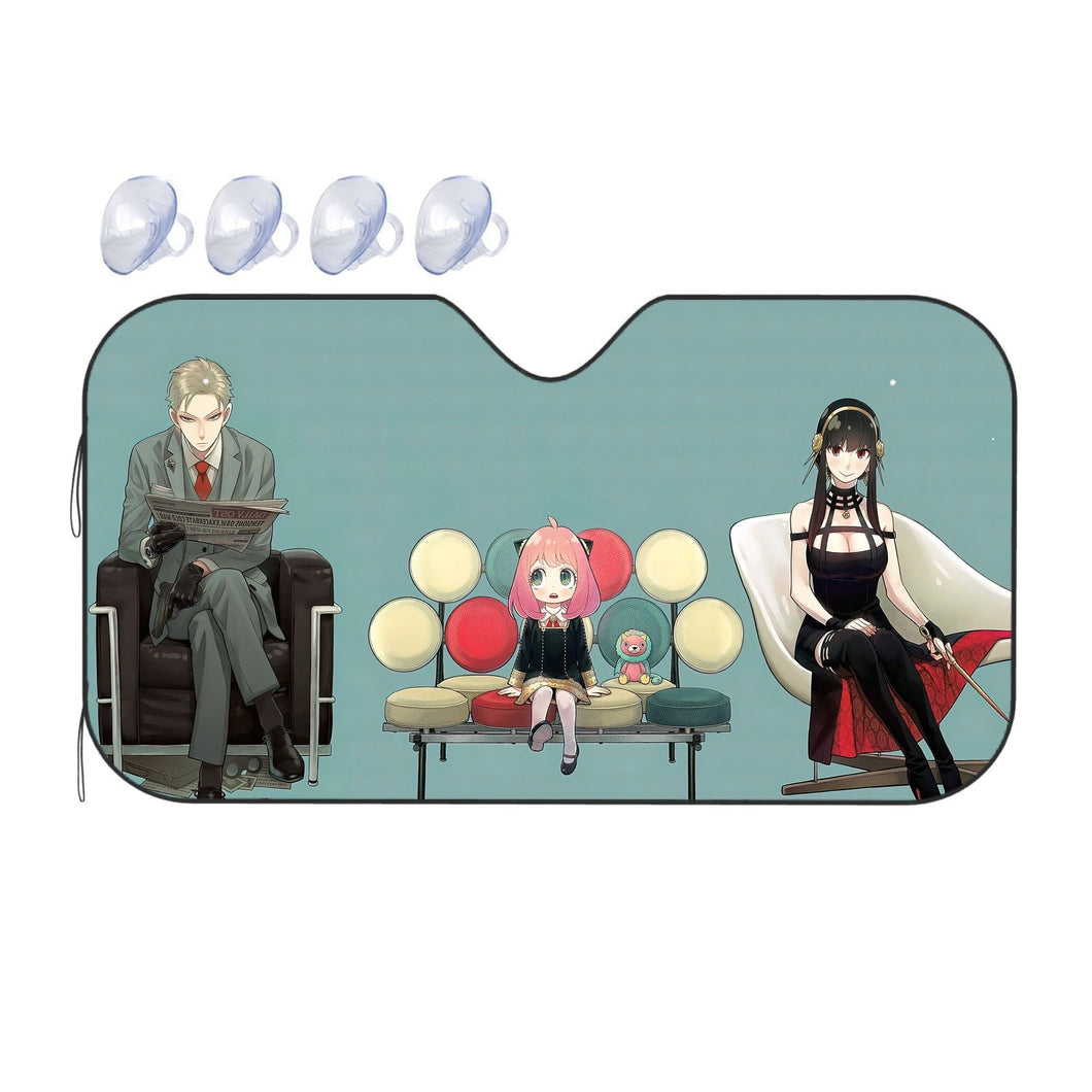 Spy X Family  Car Sunshade