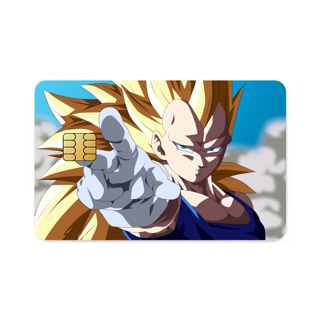 SS3 Vegeta  Credit Card Skins (4-in-1 Pack)
