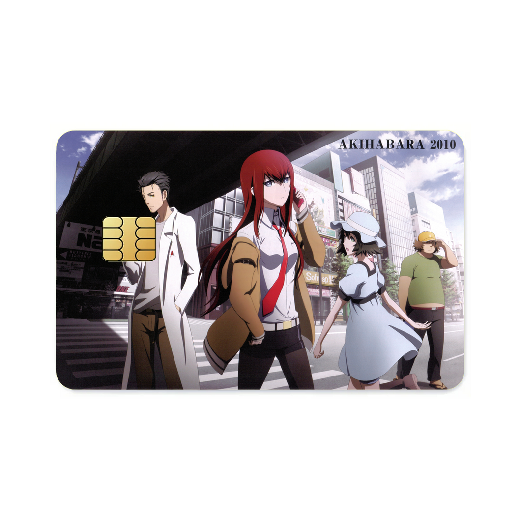 Steins;Gate Kurisu Makise, Mayuri Shiina, Itaru Hashida  Credit Card Skins (4-in-1 Pack)
