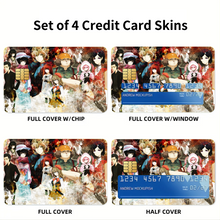 Load image into Gallery viewer, Steins Gate; Lab Members  Credit Card Skins (4-in-1 Pack)
