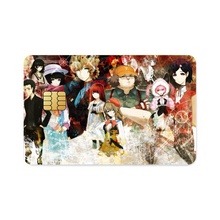 Load image into Gallery viewer, Steins Gate; Lab Members  Credit Card Skins (4-in-1 Pack)
