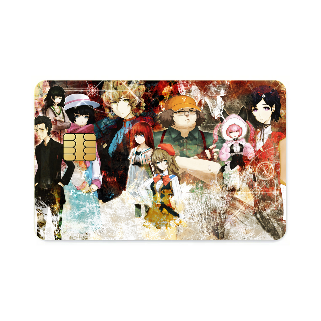 Steins Gate; Lab Members  Credit Card Skins (4-in-1 Pack)