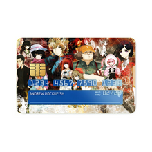 Load image into Gallery viewer, Steins Gate; Lab Members  Credit Card Skins (4-in-1 Pack)
