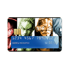 Load image into Gallery viewer, Straw Hats  Credit Card Skins (4-in-1 Pack)

