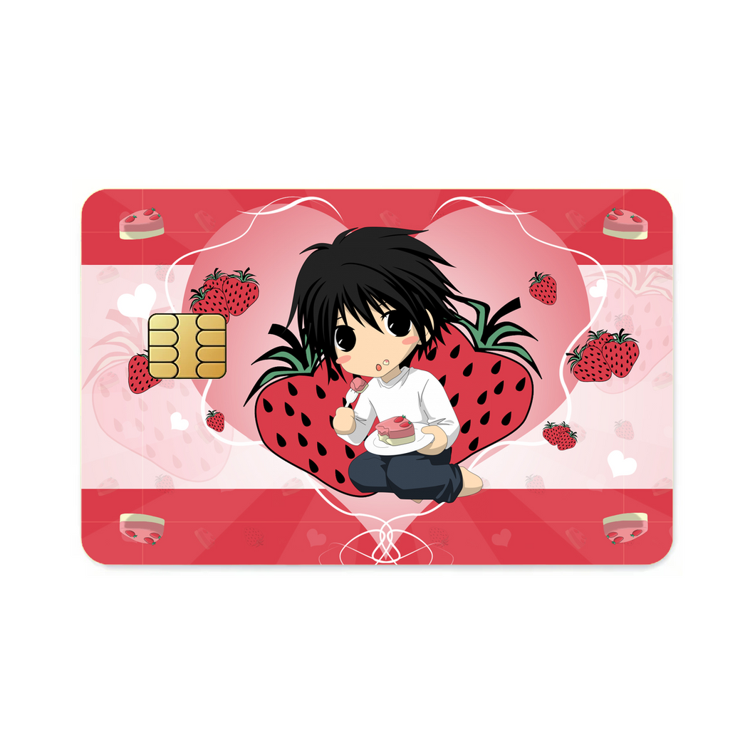 strawberries Credit Card Skins (4-in-1 Pack)