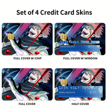 Load image into Gallery viewer, Sukuna  Credit Card Skins (4-in-1 Pack)
