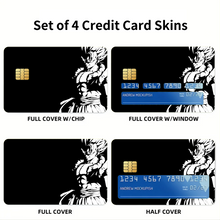 Load image into Gallery viewer, Super Gogeta  Credit Card Skins (4-in-1 Pack)
