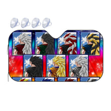 Load image into Gallery viewer, Super Saiyan 3 Styles  Car Sunshade
