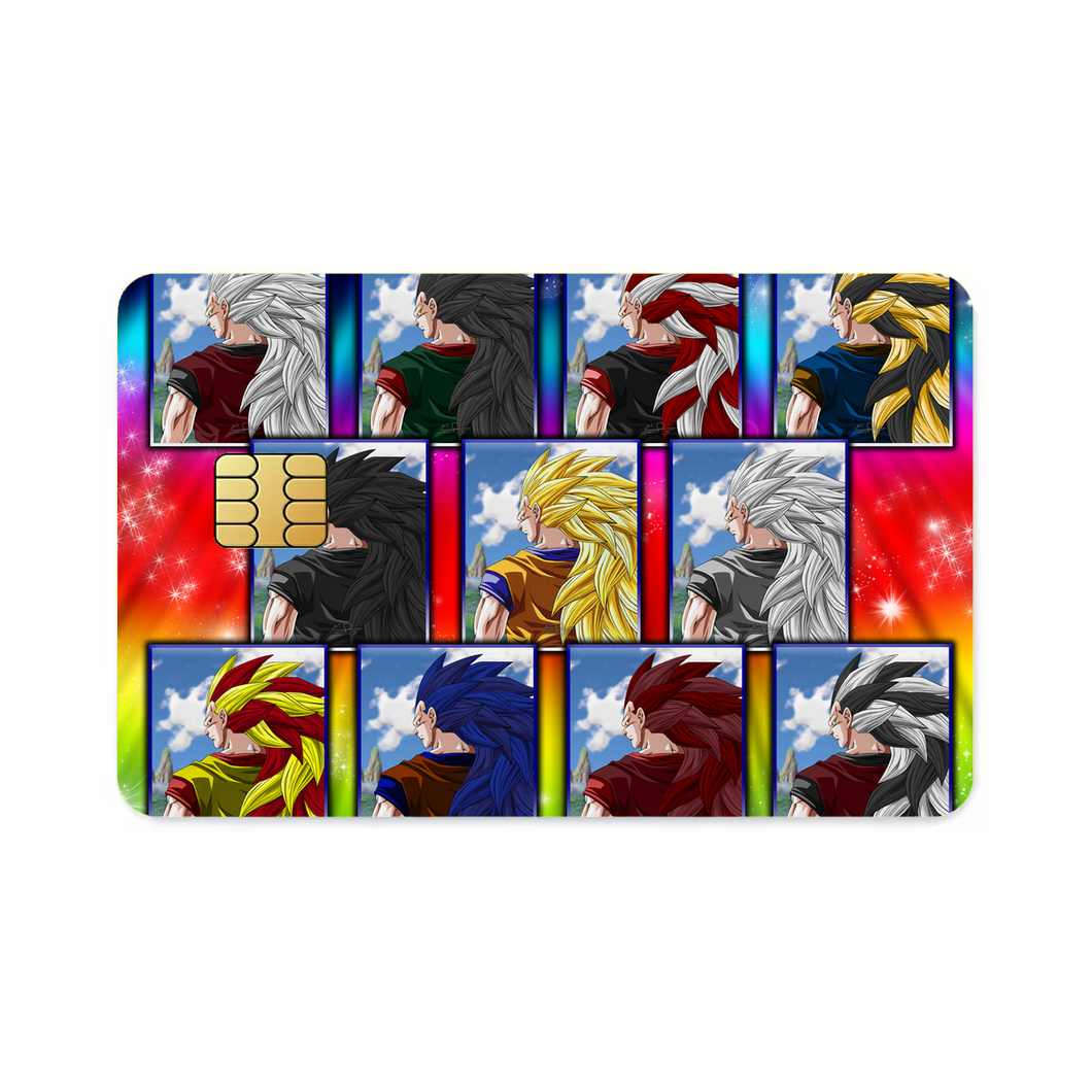 Super Saiyan 3 Styles  Credit Card Skins (4-in-1 Pack)