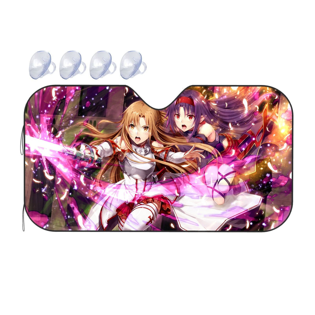 Sword Art Online Asuna Yuuki  Car Sunshade