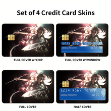 Load image into Gallery viewer, Sword Art Online Asuna Yuuki  Credit Card Skins (4-in-1 Pack)
