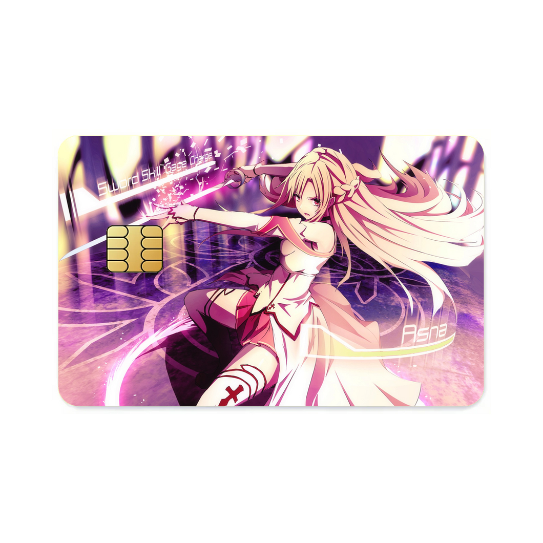 Sword Art Online Asuna Yuuki  Credit Card Skins (4-in-1 Pack)