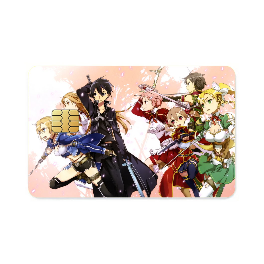 Sword Art Online Asuna Yuuki  Credit Card Skins (4-in-1 Pack)