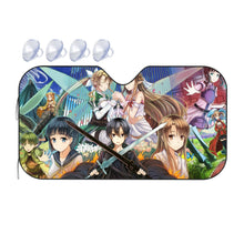Load image into Gallery viewer, Sword Art Online Asuna Yuuki, Suguha Kirigaya  Car Sunshade
