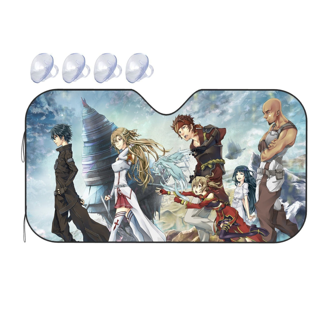 Sword Art Online Asuna Yuuki, Yui  Car Sunshade