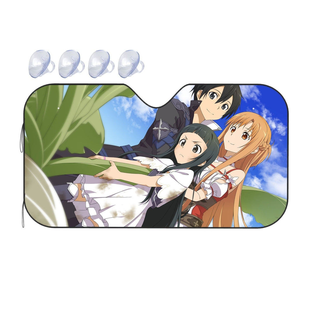 Sword Art Online Asuna Yuuki, Yui  Car Sunshade
