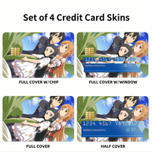 Load image into Gallery viewer, Sword Art Online Asuna Yuuki, Yui  Credit Card Skins (4-in-1 Pack)

