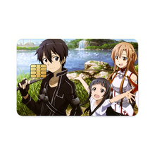 Load image into Gallery viewer, Sword Art Online Asuna Yuuki, Yui  Credit Card Skins (4-in-1 Pack)
