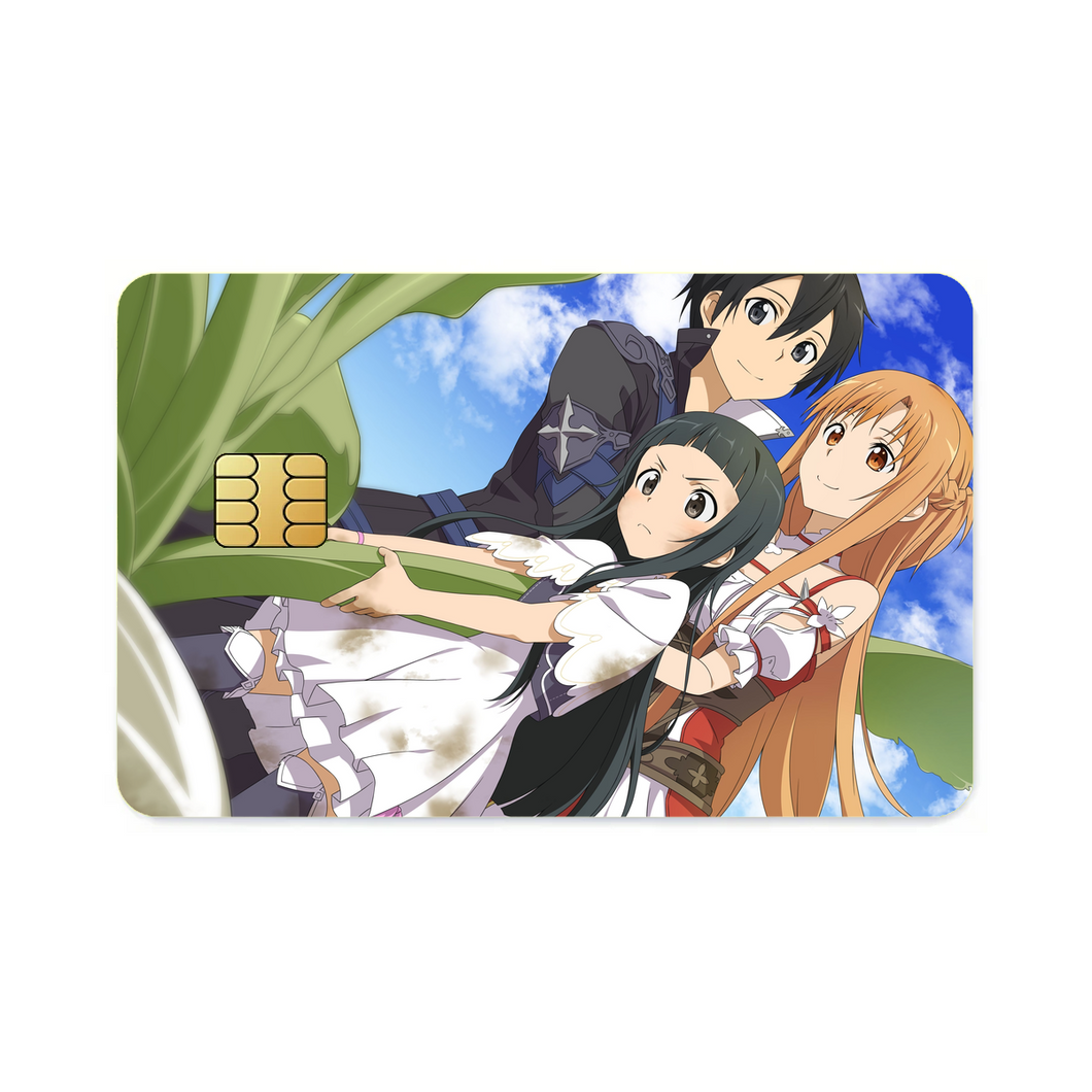 Sword Art Online Asuna Yuuki, Yui  Credit Card Skins (4-in-1 Pack)