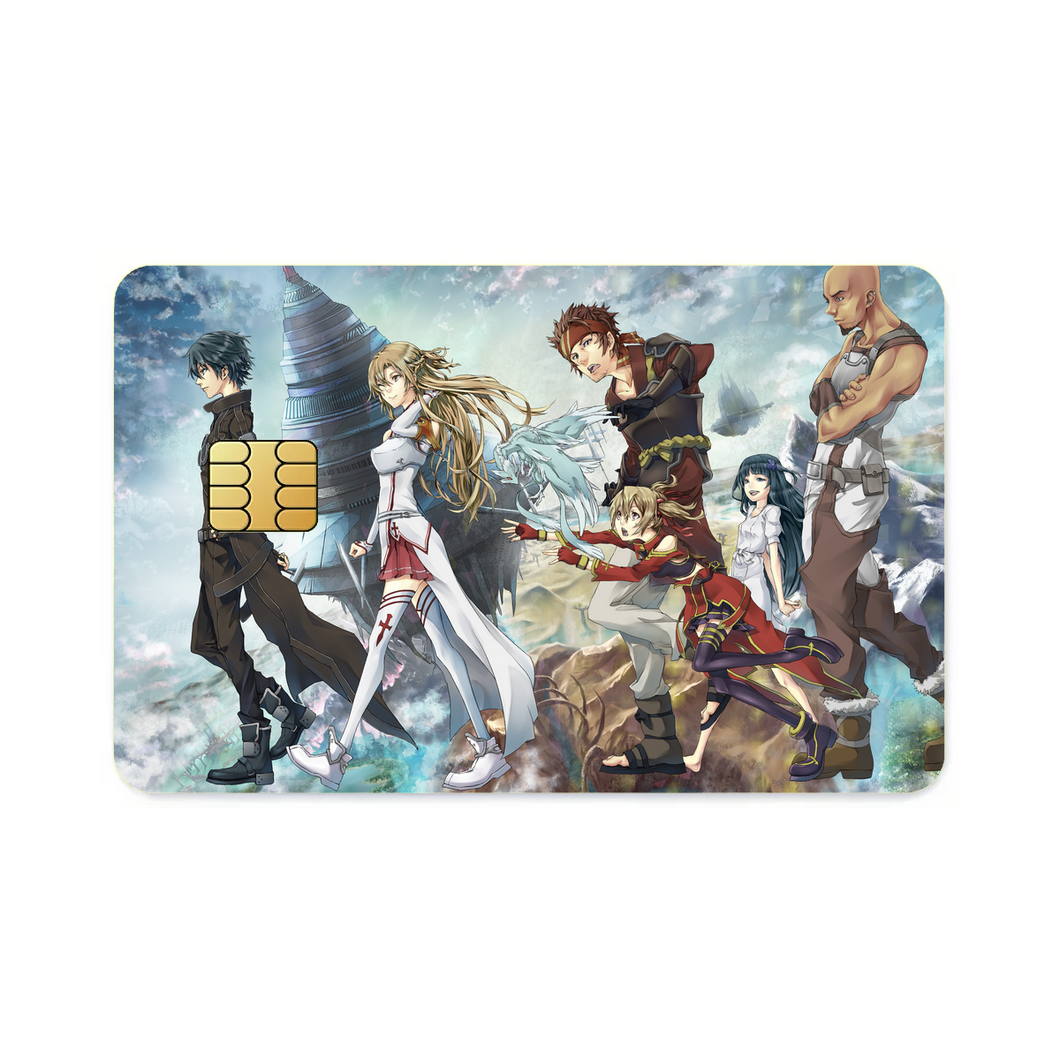 Sword Art Online Asuna Yuuki, Yui  Credit Card Skins (4-in-1 Pack)